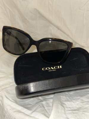 Coach Sunglasses, HC8261 56 L1059 black and tortoise Authentic - Image 1 of 4