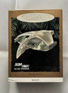 1994 Hallmark Keepsake Christmas Ornament, Star Trek TNG, Romulan Warbird - Picture 1 of 2