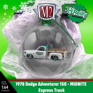 2025 M2 Machines O'Reilly Exclusive '78 Dodge Midnite Express Truck Ornament  - Picture 1 of 1