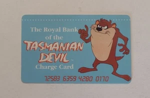 Warner Bros The Royal Bank of the Tasmanian Devil "Play" Charge Card 1989 - Picture 1 of 2