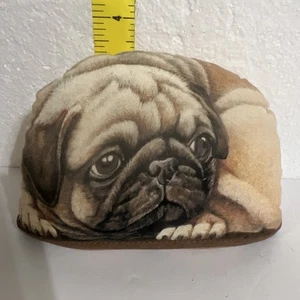 2003 Real Life Mops Pupperweight Briefbeschwerer weicher Hund Plüsch von Leslie Anderson - Bild 1 von 5