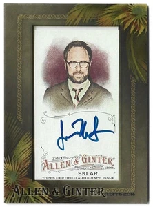 2016 Topps Allen and Ginter Framed Mini Autographs #AGA-JS Jason Sklar Auto - Picture 1 of 1