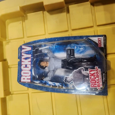 Figura de acción Rocky V Rocky Balboa Street Fight Gear Collector Series Jakks A53 Foto 1 de 2