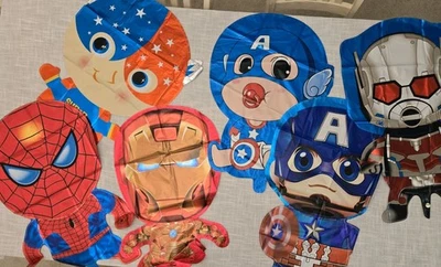 54 piezas Marvel Avenger Superhéroe Suministros de Fiesta Cumpleaños Decoración Superhéroe FoilBallo Foto 1 de 4