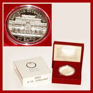 AUTRICHE  COFFRET BE PROOF 10 EUROS CHATEAU DE HOF 2003 - Bild 1 von 1