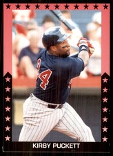 1990 Baseballs Hottest Hitters Kirby Puckett Minnesota Twins #NNO