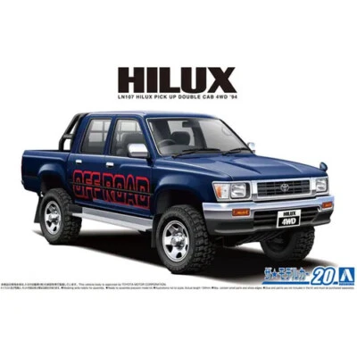 AOSHIMA 06217 1:24 Toyota LN107 Hilux Pick Up Doppia Cabina 4WD '94 Dal GIAPP... - Immagine 1 di 4