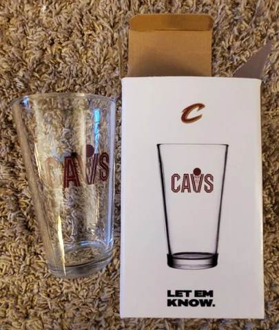 Cleveland Cavs Cavaliers Pint Glass Promo SGA 2/13/23 Cover