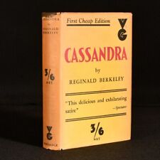 1931 Cassandra Reginald Berkeley First Cheap Edition Scarce Signed