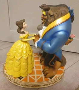 MED FIGURINE / Figur Belle & La Bête / the beauty and the Beast Disneyland Paris - Picture 1 of 10