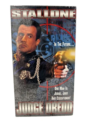 Judge Dredd VHS 1995 Sylvester Stallone Armand Assa Factory Sealed. Foto 1 de 4