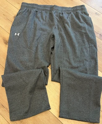 NWT - Mens UNDER ARMOUR Gray Fleece Lined Sweatpants (4XLT) - Image 1 of 3