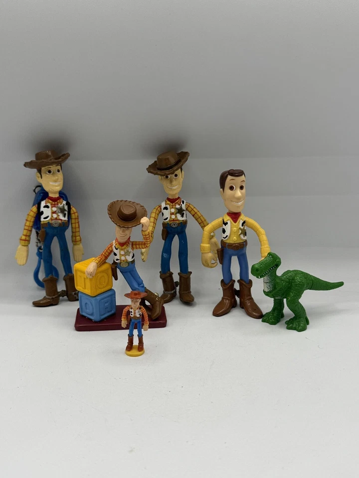 Lote De Figuras Toy Story Buzz Lightyear, Woody, Rex, Disney Pixar Animación Foto 1 de 4