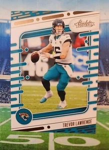 Trevor Lawrence 2024 Aufkleber Silberfolie #216 / Absolute Orange Parallel #48 JAX - Bild 1 von 4