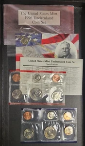 1996 Uncirculated U.S. Mint set in the Government Packaging OGP COA #3102 - Picture 1 of 2