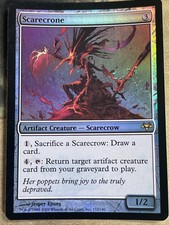 MTG *Scarecrone Foil X1* (LP) Eventide Magic the Gathering Free Shipping