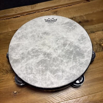 Pandereta Remo Fiberskyn de 10 pulgadas - Quadura negra Foto 1 de 4