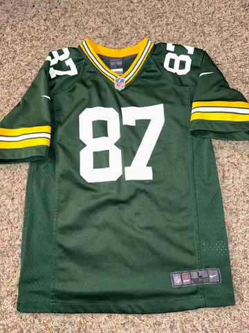 NFL Nike Green Bay Packers Jordy Nelson #87 Boys Green Jersey Size Youth L Cover