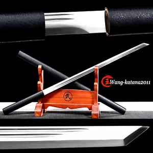 Espada Ninja Palo 40"" Japonesa Recta Ninjato Shirasaya 9260 Resorte Acero Nueva - Imagen 1 de 10