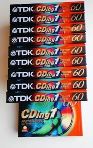 10 Musicassette TDK CDing1 60 - cassette audio - Imagen 1 de 3