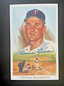 Harmon Killebrew Autographed Perez-Steele Celebration Postcard Hall of Fame - Picture 1 of 2