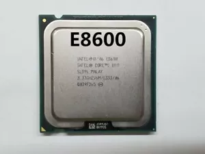 Intel Core 2 Duo E8600 SLB9L 3.33GHz 6M 1333 MHz Socket LGA775 Processor CPU - Picture 1 of 2