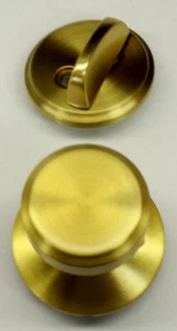 Paquete interior Schlage, monocilíndrico, entrada con llave F59 BWE 608 latón satinado - Imagen 1 de 7