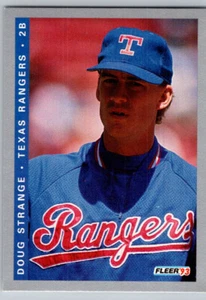 1993 Fleer Final Edition # F-284 - Doug Strange - Texas Rangers - Picture 1 of 2