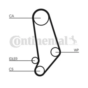 ContiTech Timing Belt Kit Set - Part No: CT539K1 - 142 Teeth - EO Quality - Picture 1 of 4