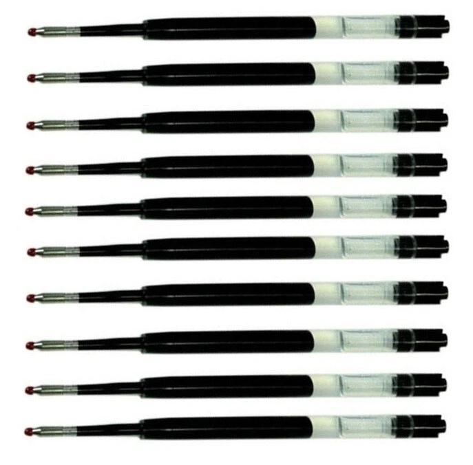 10 - GEL Ballpoint Refills for PARKER PEN - Fine Point .5mm - Plastic Barrel - Image 1 of 1