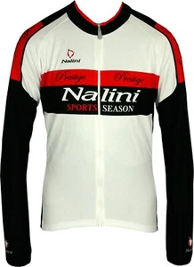 Nalini VALERDA Herren Trikot Fahrradtrikot langarm Rennrad Wintertrikot weiß NEU - Bild 1 von 1