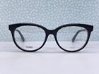 Fendi Eyeglasses Frames woman Black Round Oval Cat Eye Ff 0254 Full Rim