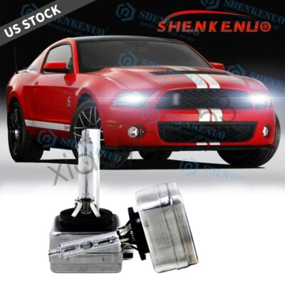 D3S Xenon LED Headlight Kit for Ford Mustang 08-2017 Headlight Hi Low Beams 35W - Image 1 of 4