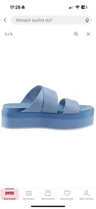Calvin Klein Jeans Pantolette Blau Damen Gr. 38-NEU - Bild 1 von 5