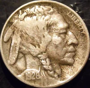 1926-D Buffalo Nickel Fine/VF - Picture 1 of 2
