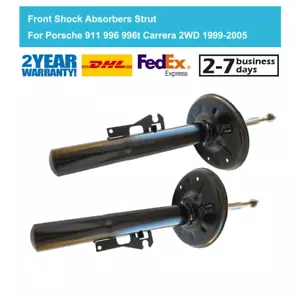 Pair Front Shock Absorbers Struts For Porsche 911 996 996t Carrera RWD 1999-2005 - Bild 1 von 7