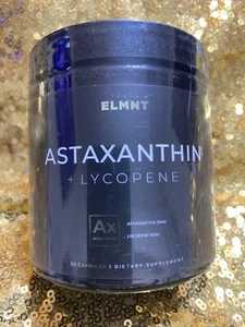 TERRA ELMNT Astaxanthin 24mg + Lycopene 50mg Carotenoids Skin Supplement 50 Caps - Picture 1 of 4