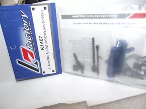 K Factory G4 Rear Anti-Roll Bar Mounts Blue Alum (w/anti-roll) K1407 - Picture 1 of 7