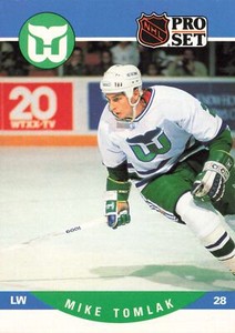 Mike Tomlak 1990 Pro Set #452 Hartford Whalers