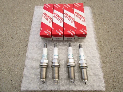 FITS: 09 - 19 TOYOTA HIGHLANDER 2.7L 4CYL SPARK PLUG QTY 4 OEM BRAND NEW - Image 1 of 4