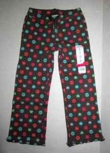 Jumping Beans Girls size 4 Brown with hearts stretch pants with ruffle trim NWT - Picture 1 of 2