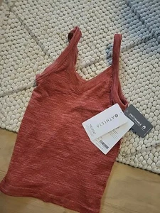 NWT Athleta Renew Racerback Tank In Space Dye Heather Size XXS - Picture 1 of 2