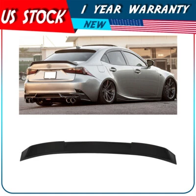 For 2014-2020 Lexus IS ABS Black Rear Top Roof Window Visor Spoiler Wing - Imagem 1 de 4