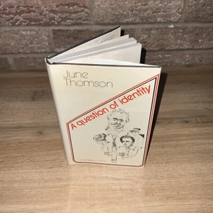 A Question Of Identity By June Thomson Signed 1978 1st Ed HB DJ - Picture 1 of 12