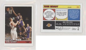 2005-06 Topps Bazooka Minis Kobe Bryant #78 HOF
