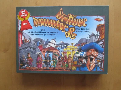 Drüber und Drunter Brettspiel Hans Im Glück Spiel Des Jahres 1991 Vollständig - Bild 1 von 2
