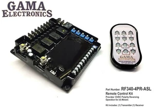 RF340-4PR-ASL Remote Control Reverse Polarity 4 Motor 12 VDC Control - Picture 1 of 5