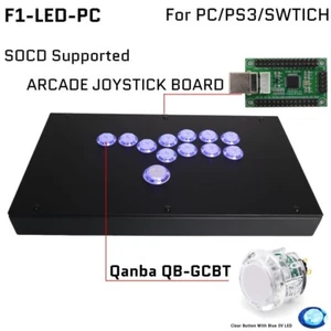 Fightbox F1-LED All Button Leverless Arcade Game Controller For PC/PS/Xbox/Switc - Picture 1 of 22