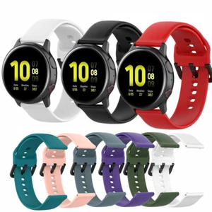 Band Strap For Samsung Galaxy Watch 42mm Active 1 & 2 / Gear Bracelet Soft Sport - Picture 1 of 18