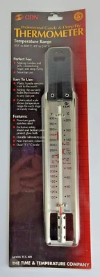 Termómetro CDN® de acero inoxidable para dulces y freír (TCG400) - Nuevo y sellado Foto 1 de 4